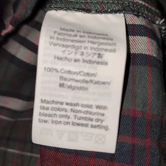 Madewell‎ Womens Classic Ex Boyfriend Rockvale Plaid Shirt Small - Picture 5 of 5